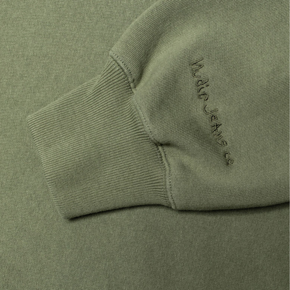 NUDIE JEANS || HASSE CREW NECK SWEATSHIRT GREEN