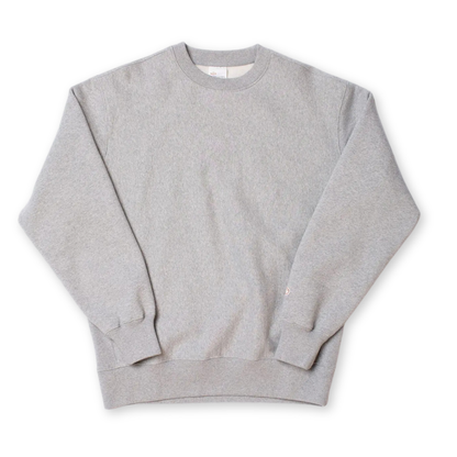 NUDIE JEANS || HASSE CREW NECK  SWEATSHIRT GREY/MELANGE