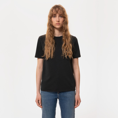 NUDIE JEANS || JONI T-SHIRT ANTRACITE