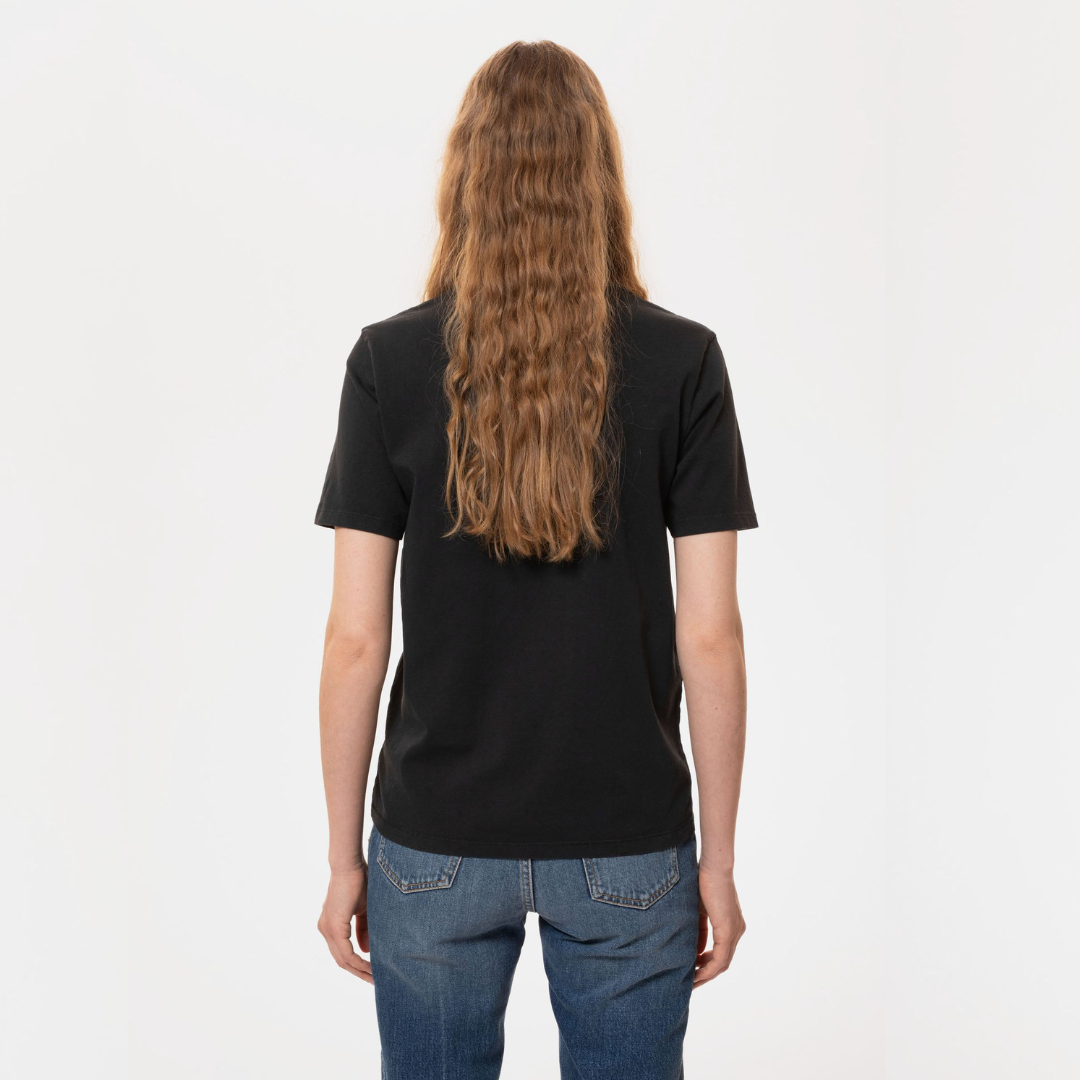 NUDIE JEANS || JONI T-SHIRT ANTRACITE