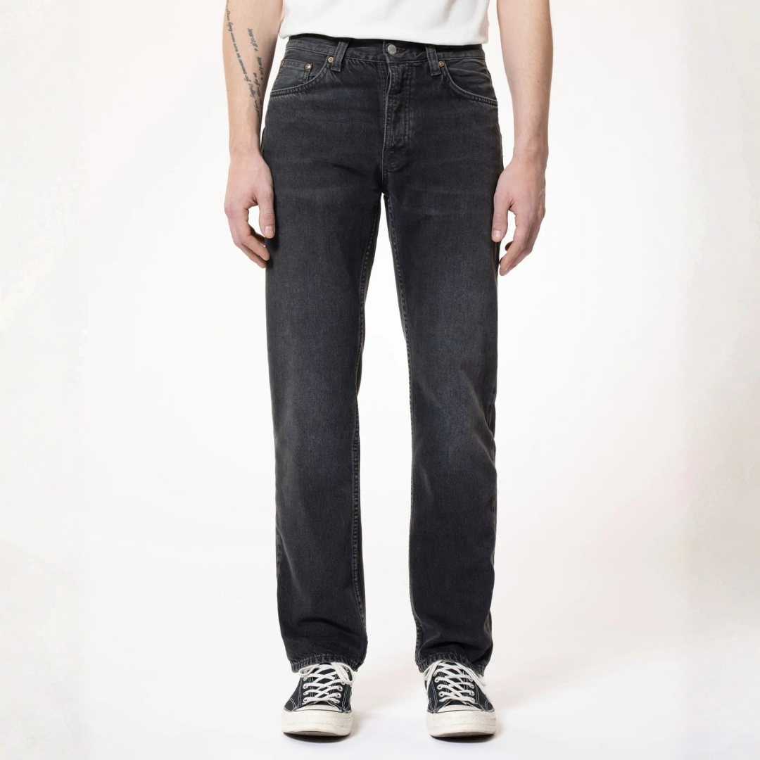 NUDIE JEANS || RAD RUFUS BLACK VINTAGE JEANS