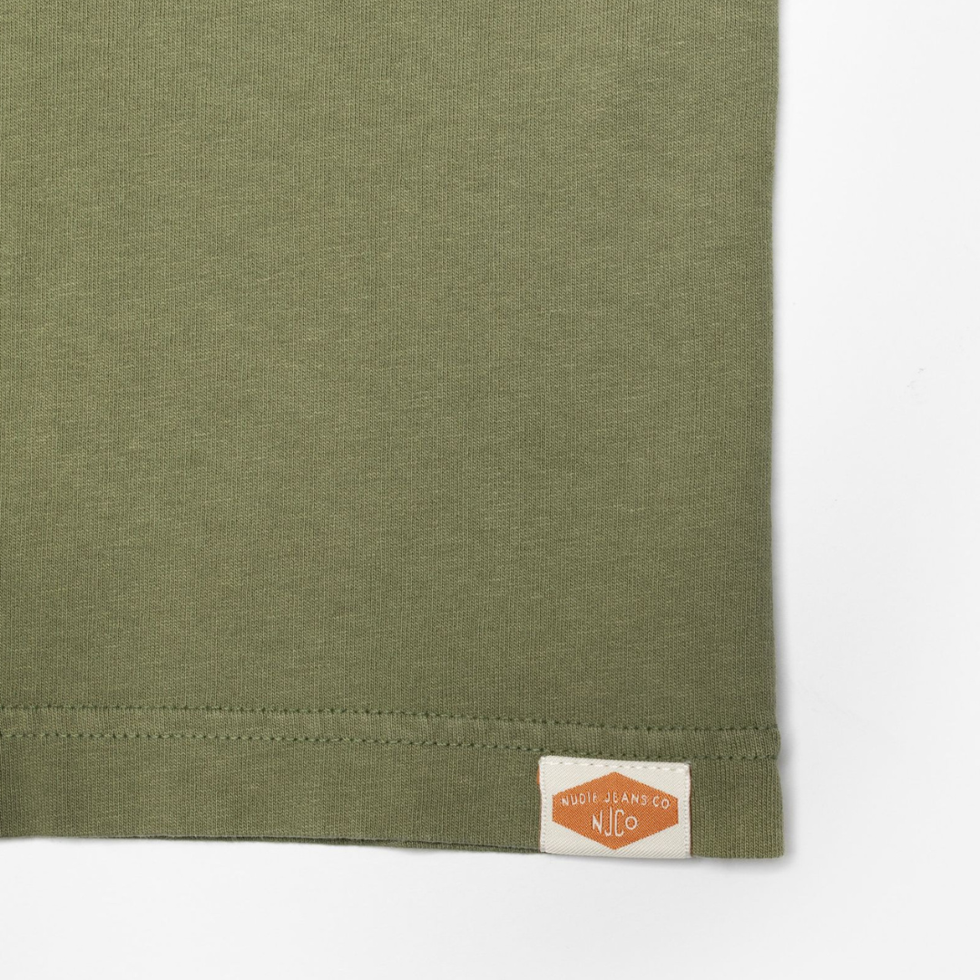 NUDIE JEANS || UNO EVERYDAY T-SHIRT GREEN