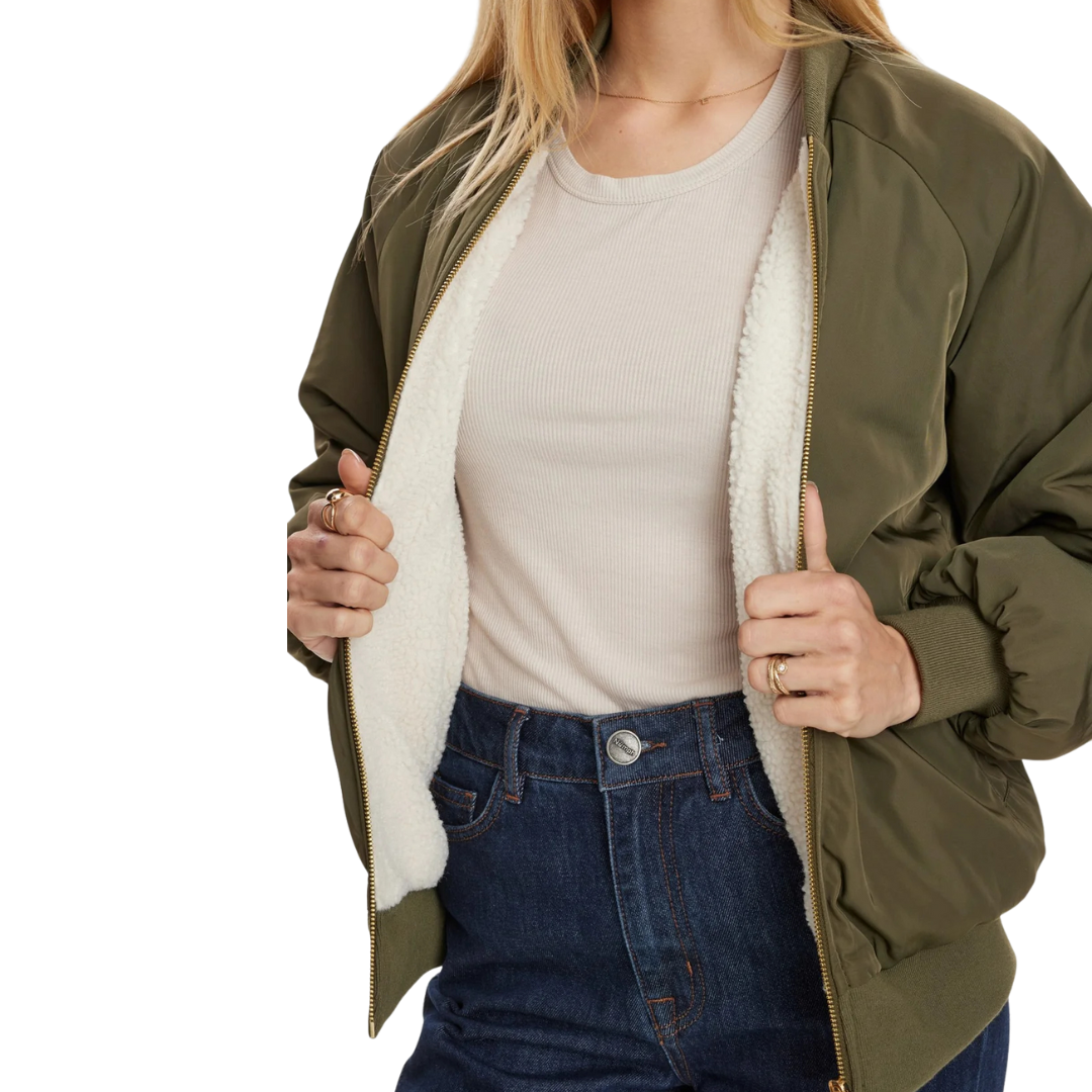 NÜMPH || NUETERA REVERSIBLE JACKET GRAPE LEAF