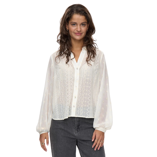 NÜMPH || NULAURE SHIRT CLOUD DANCER