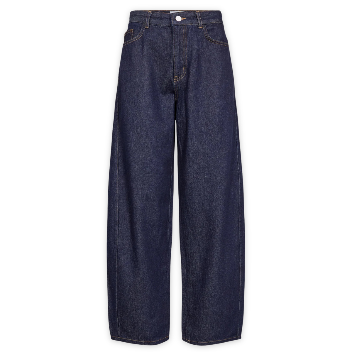 NÜMPH || NUAMSTERDAM HR BARREL JEANS DARK BLUE DENIM