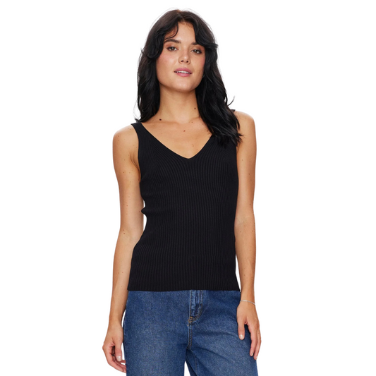 NÜMPH || NUCERYS KNIT TOP CAVIAR