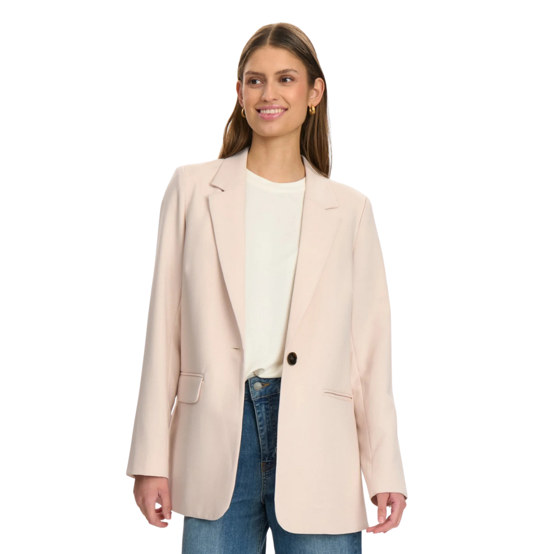 NÜMPH || NURONJA BLAZER OYSTER GRAY