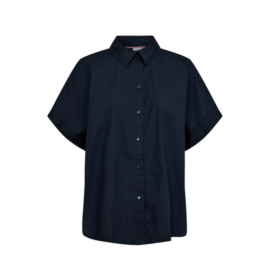 NÜMPH || NUGIANA SS SHIRT DARK SAPPHIRE