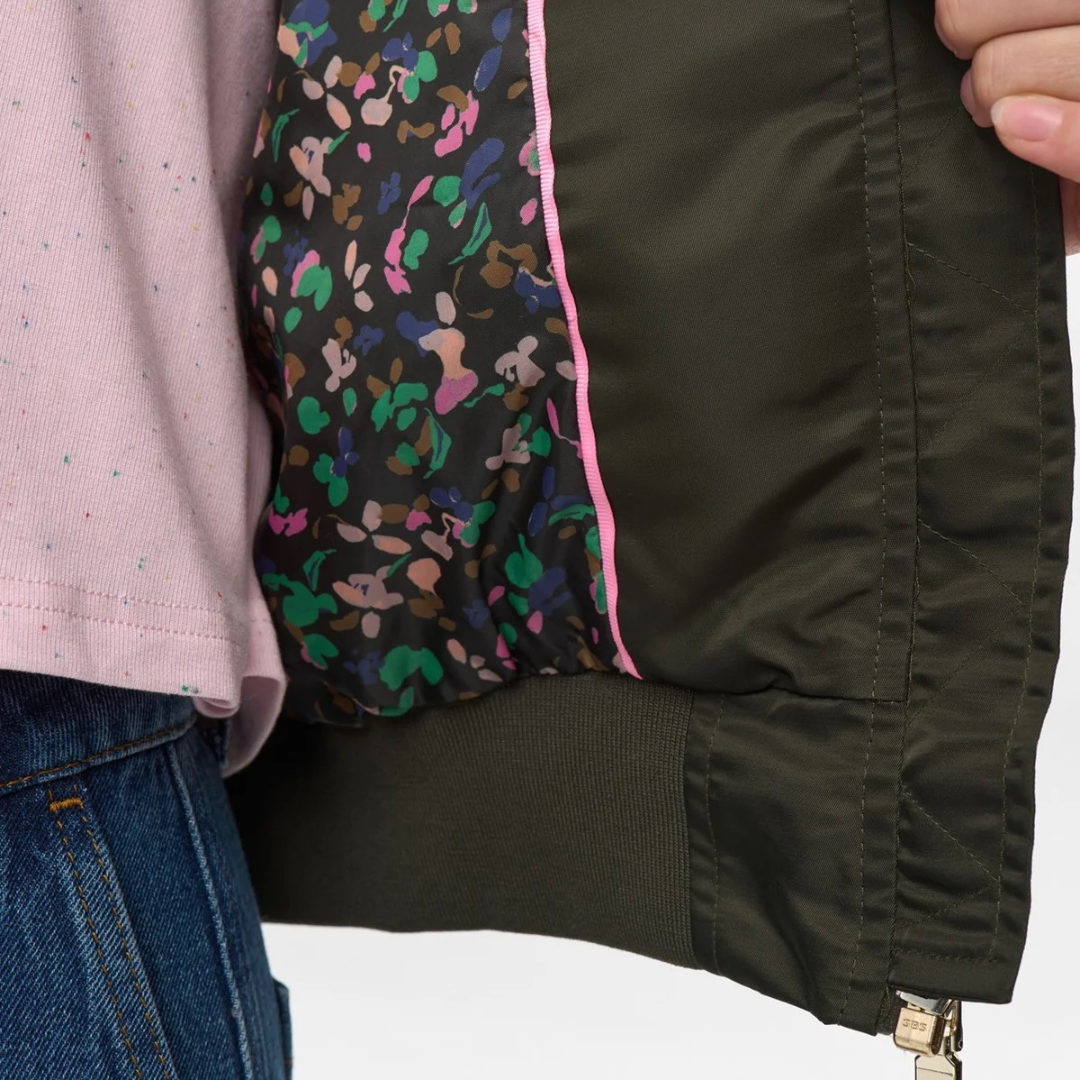 NÜMPH || NUALISANDRA BOMBER JACKET ROSIN