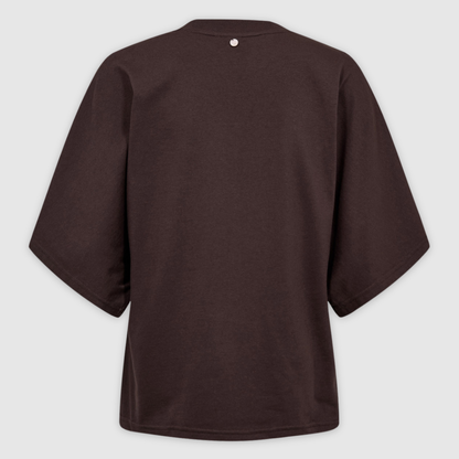 NÜMPH || NUANSA BATSLEEVE T-SHIRT BLACK COFFEE