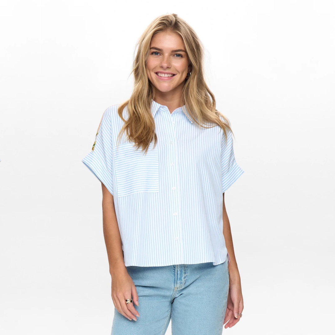 NÜMPH || NUASHLEY SHIRT AIRY BLUE