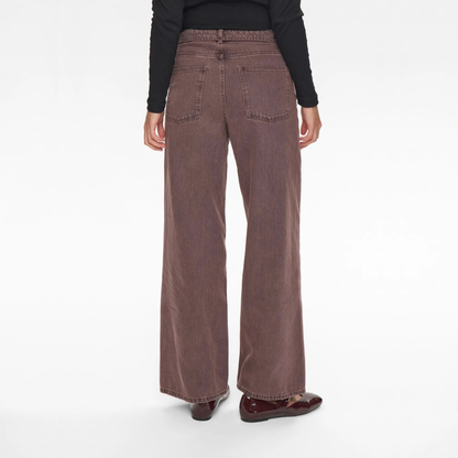 NÜMPH || NUBROOKLYN JEANS BLACK COFFEE WASHED
