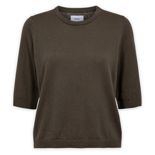 NÜMPH || NUCALLY SS PULLOVER FOREST NIGHT