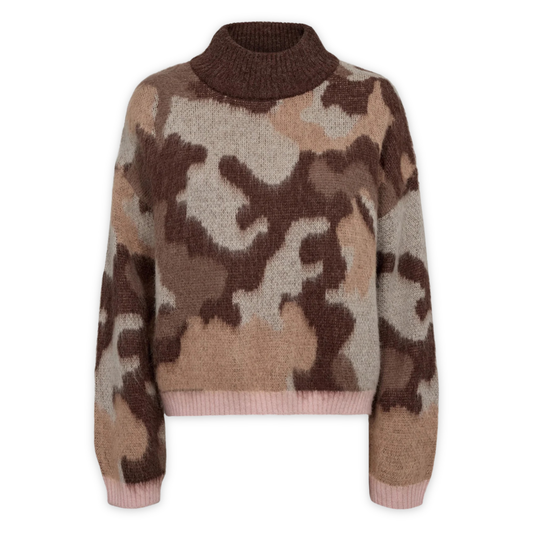 NÜMPH || NUCAMU PULLOVER BLACK COFFEE