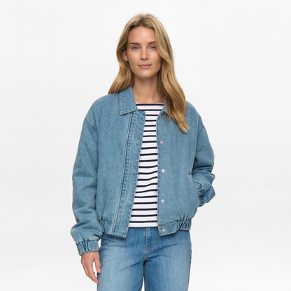 NÜMPH || NUDENIMA JACKET MEDIUM BLUE DENIM