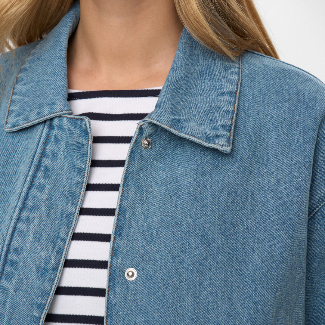 NÜMPH || NUDENIMA JACKET MEDIUM BLUE DENIM