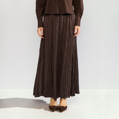 NÜMPH || NUFEA SKIRT BLACK COFFEE