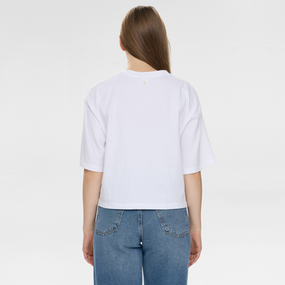 NÜMPH || NUFLEURA TEE BRIGHT WHITE