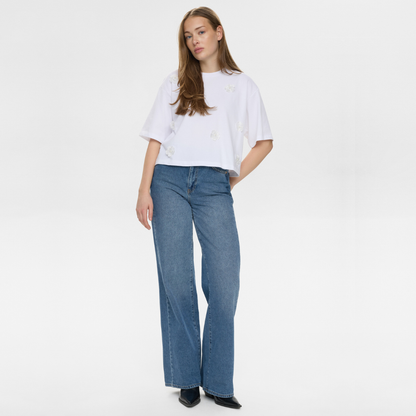 NÜMPH || NUFLEURA TEE BRIGHT WHITE
