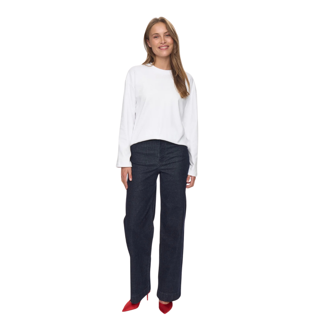 NÜMPH || NUGIRA BLOUSE BRIGHT WHITE