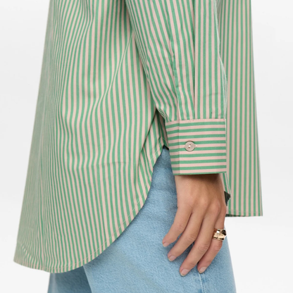 NÜMPH || NUHAILEY SHIRT W|O STONE VIBRANT GREEN