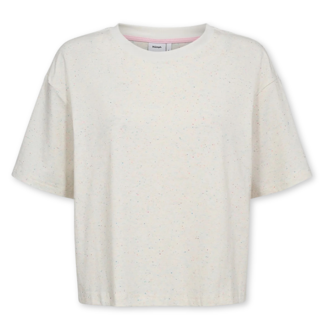 NÜMPH || NUHUBY T-SHIRT CLOUD DANCER