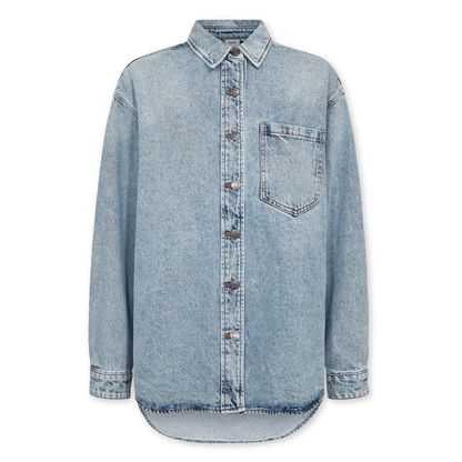 NÜMPH || NUKAYSA DENIM SHIRT LIGHT B. STONEWASH DENIM