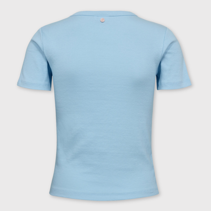 NÜMPH || NUMAKENY CROPPED TEE AIRY BLUE