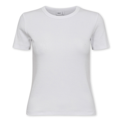 NÜMPH || NUMAKENY CROPPED TEE BRIGHT WHITE