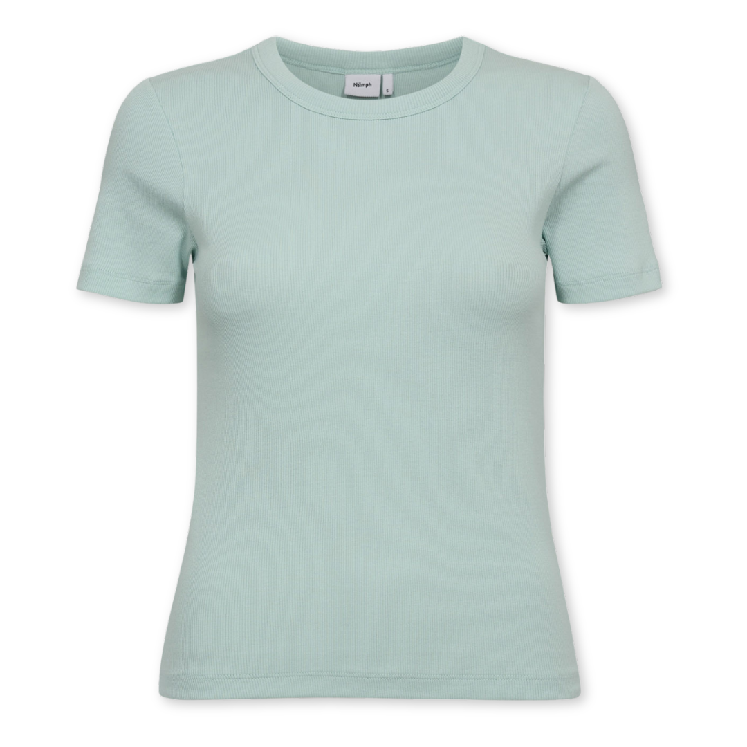 NÜMPH || NUMAKENY CROPPED TEE HARBOR GRAY