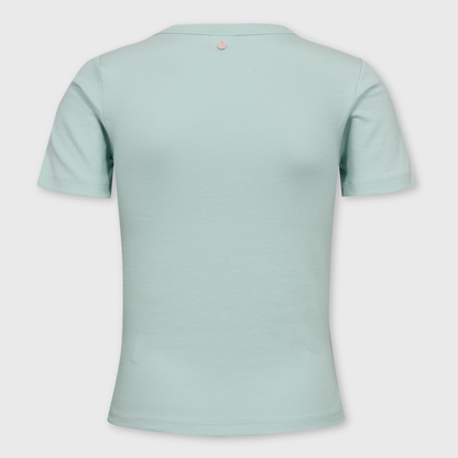 NÜMPH || NUMAKENY CROPPED TEE HARBOR GRAY
