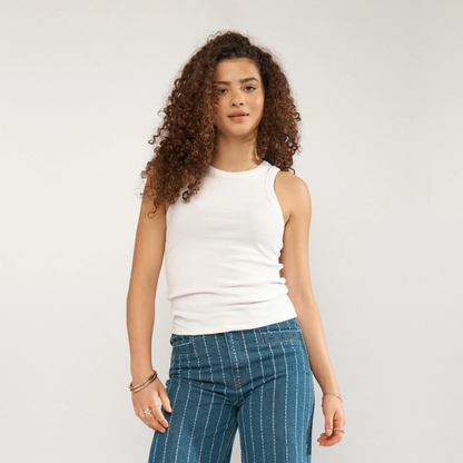 NÜMPH || NUMAKENY TANKTOP BRIGHT WHITE