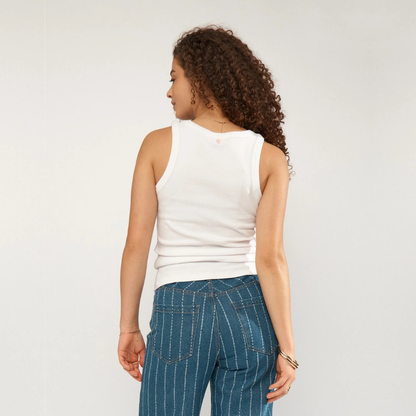 NÜMPH || NUMAKENY TANKTOP BRIGHT WHITE