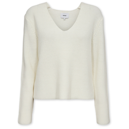 NÜMPH || NUMARSIE LS PULLOVER CLOUD DANCER