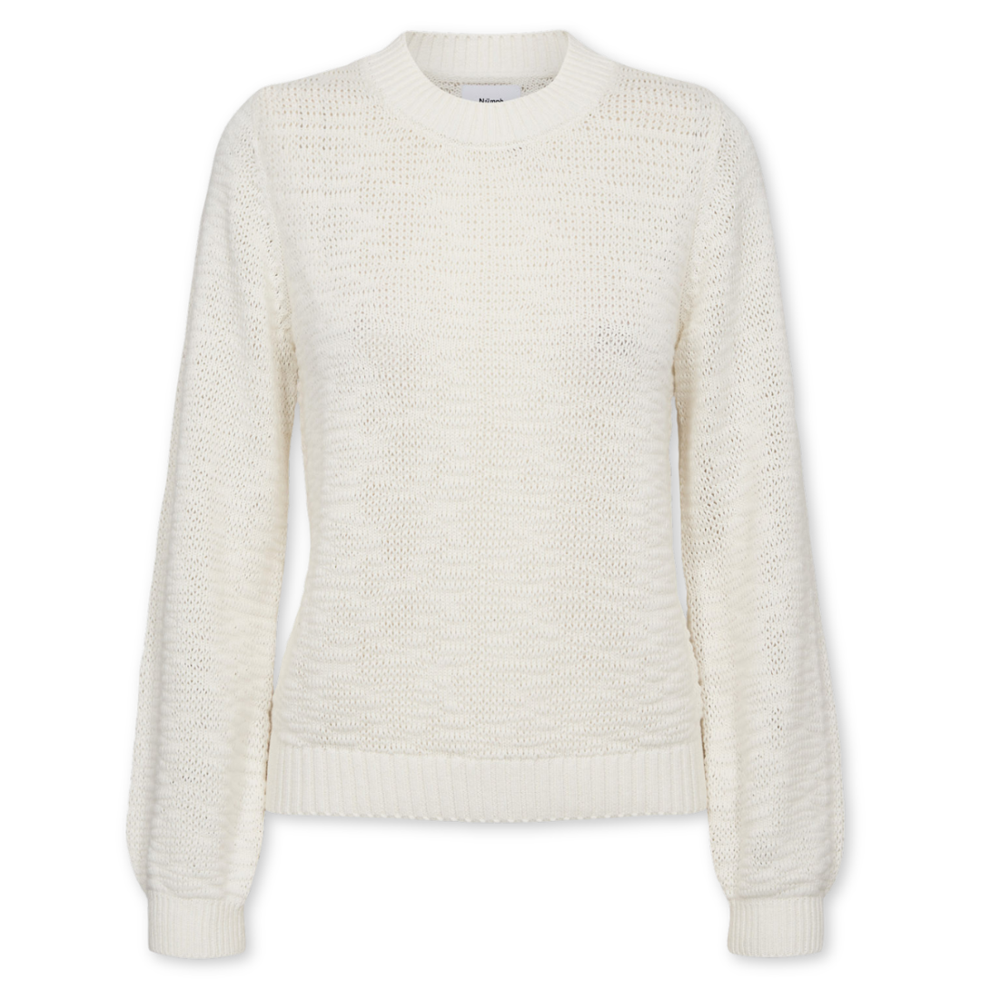 NÜMPH || NUMIRNA CROPPED PULLOVER CLOUD DANCER