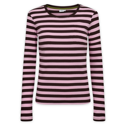 NÜMPH || NUMIXIE LS T-SHIRT-GOTS BONBON