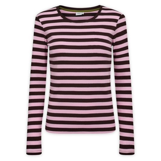 NÜMPH || NUMIXIE LS T-SHIRT-GOTS BONBON