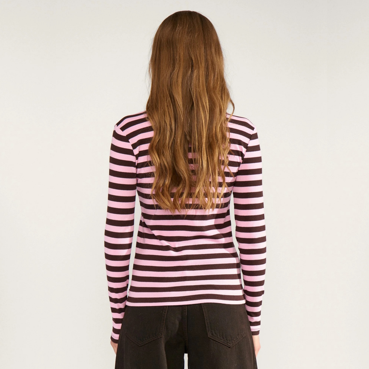 NÜMPH || NUMIXIE LS T-SHIRT-GOTS BONBON