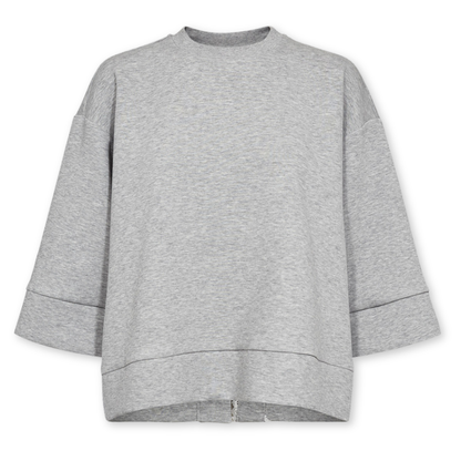 NÜMPH || NUNATHALIE SWEAT MEDIUM GREY MEL.