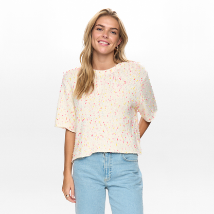 NÜMPH || NUNEPSA SS PULLOVER PRISTINE