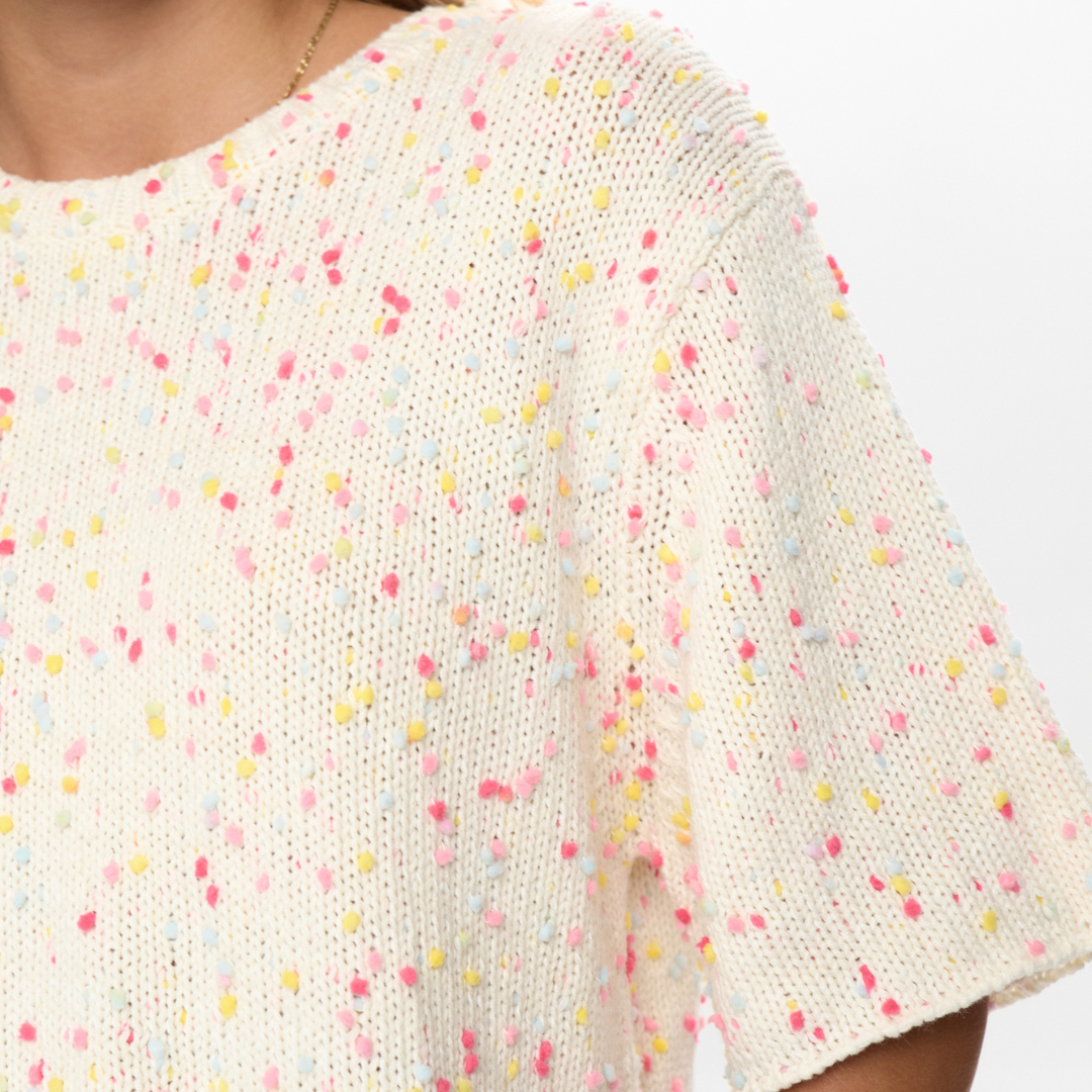 NÜMPH || NUNEPSA SS PULLOVER PRISTINE