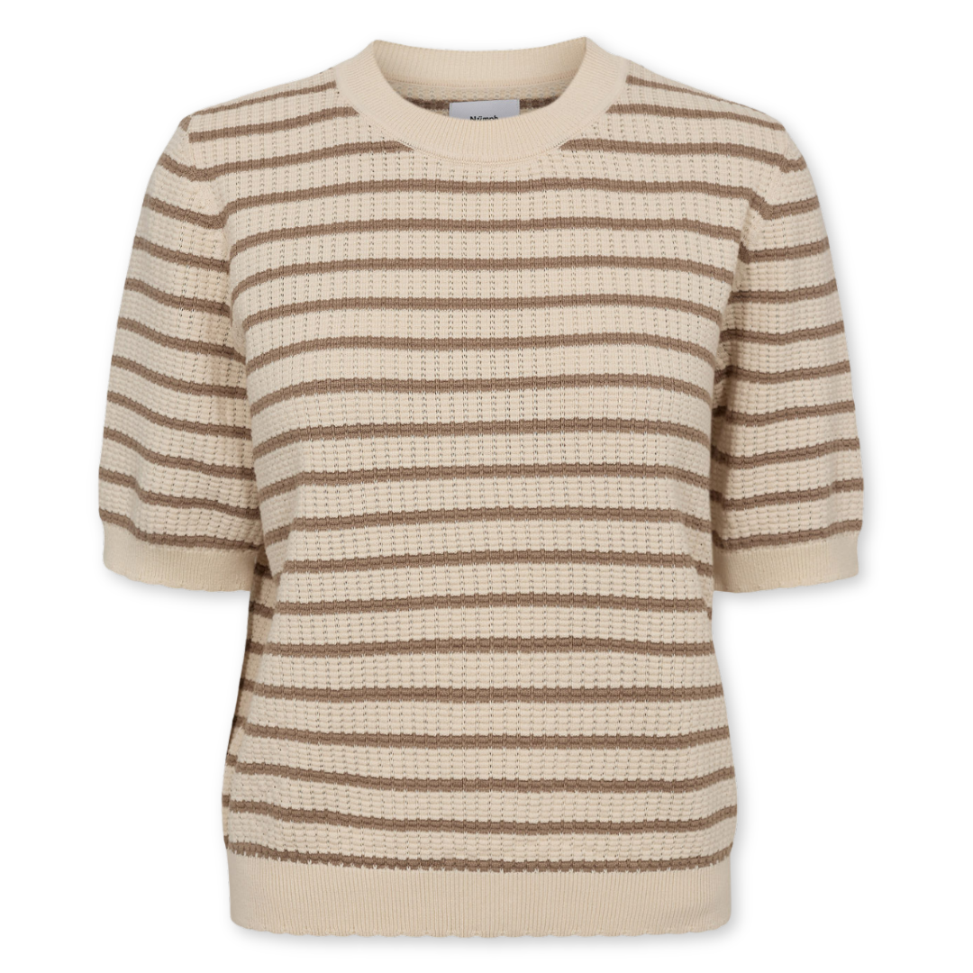 NÜMPH || NUNICOLE PULLOVER GOTS SILVER MINK