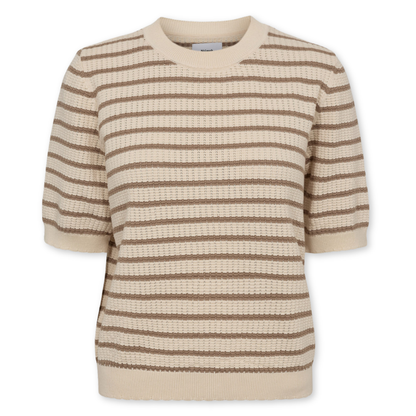 NÜMPH || NUNICOLE PULLOVER GOTS SILVER MINK
