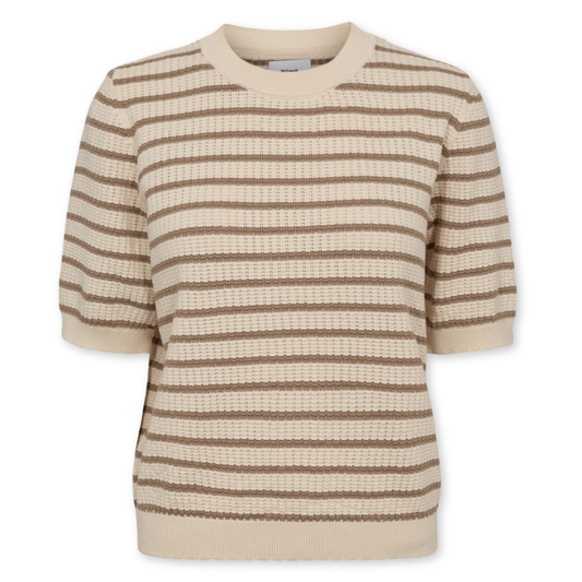 NÜMPH || NUNICOLE PULLOVER GOTS SILVER MINK