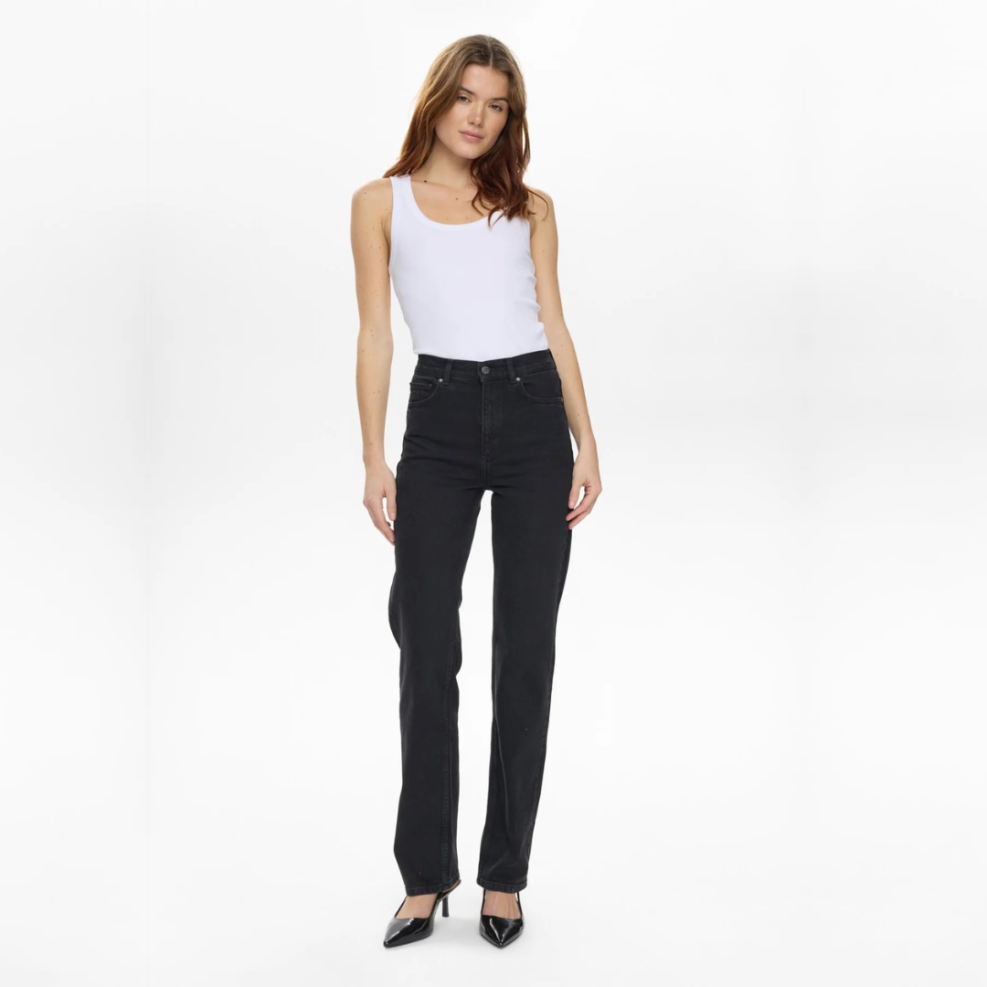 NÜMPH || NUOSLO STRAIGHT JEANS BLACK DENIM
