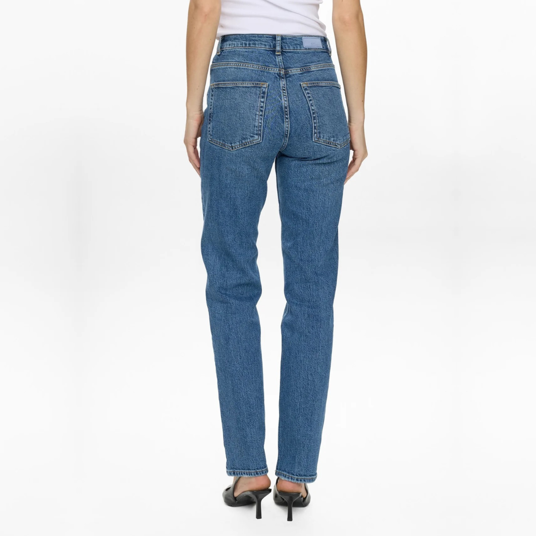 NÜMPH || NUOSLO STRAIGHT JEANS MEDIUM BLUE DENIM