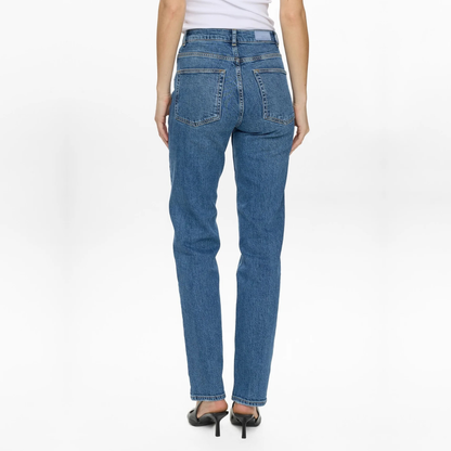 NÜMPH || NUOSLO STRAIGHT JEANS MEDIUM BLUE DENIM