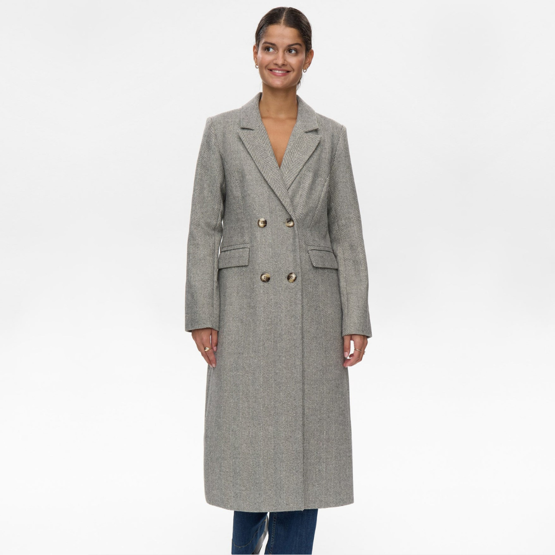 NÜMPH || NURAVEN COAT MEDIUM GREY