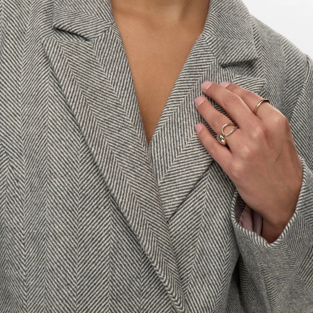 NÜMPH || NURAVEN COAT MEDIUM GREY