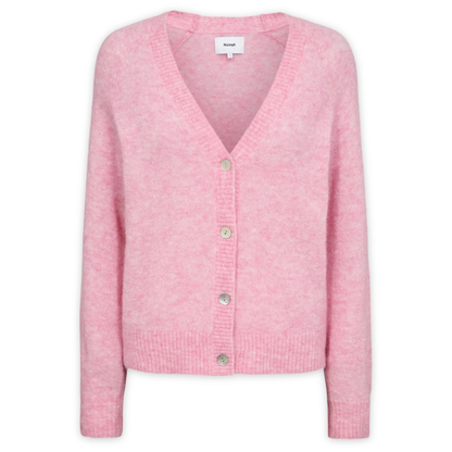 NÜMPH || NURIETTE DEEP V-NECK CARDIGAN BONBON